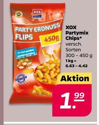 NETTO Xox partymix chips Angebot