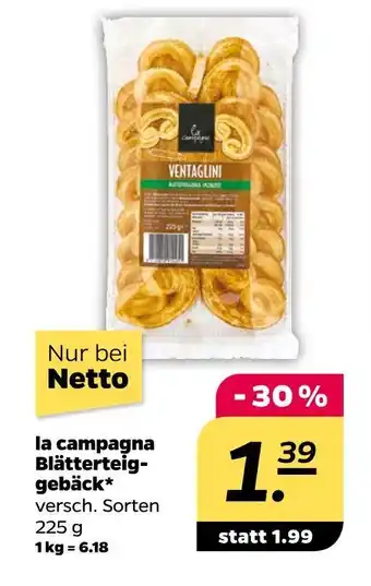 NETTO La campagna blätterteiggebäck Angebot