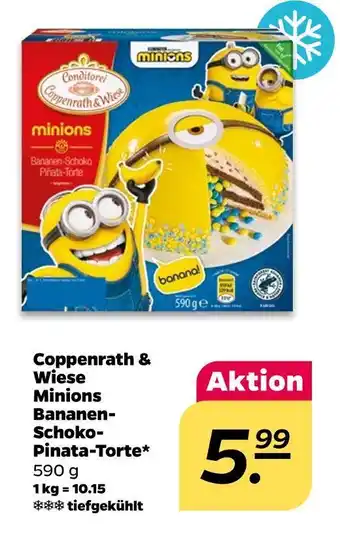 NETTO Coppenrath & wiese minions bananen-schoko-pinata-torte Angebot