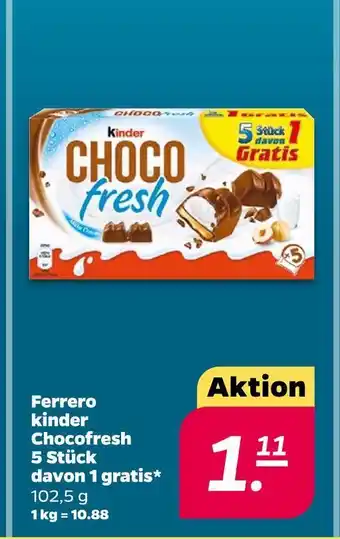 NETTO Ferrero kinder chocofresh Angebot