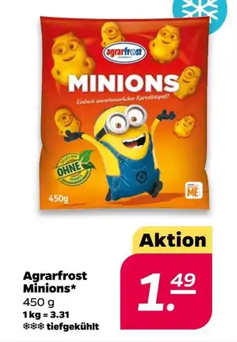 NETTO Agrarfrost minions kartoffelnsnack Angebot