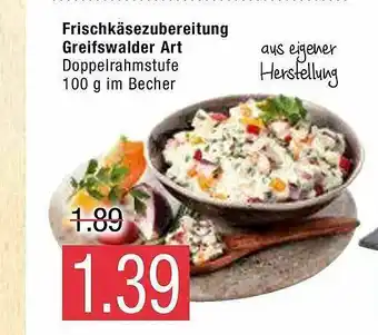 Marktkauf Frischkäsezubereitung Greifswalder Art 100g Angebot