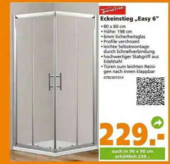 Globus Baumarkt Trend Line Eckeinstieg „Easy 6” Angebot