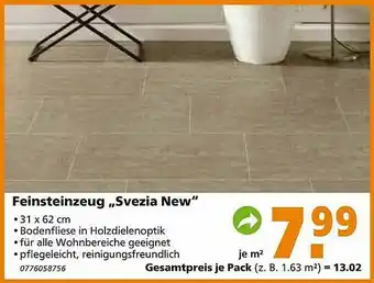 Globus Baumarkt Feinsteinzeug „Svezia New” Angebot