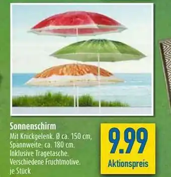 diska Sonnenschirm Angebot