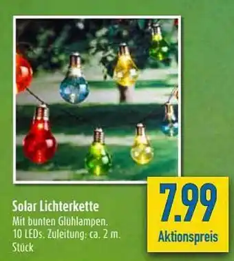 diska Solar Lichterkette Angebot