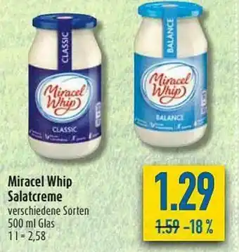 diska Miracel Whip Salatcreme 500ml Angebot