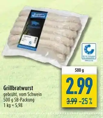 diska Grillbratwurst 500g Angebot