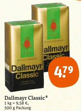 tegut Dallmayr Classic 500 g Packung Angebot