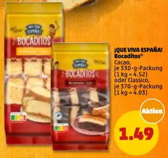 PENNY iQue Viva España! Bocaditos 330/370 g Packung Angebot