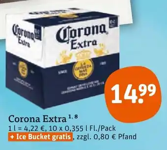 tegut Corona Extra 10 x 0,355 L Angebot