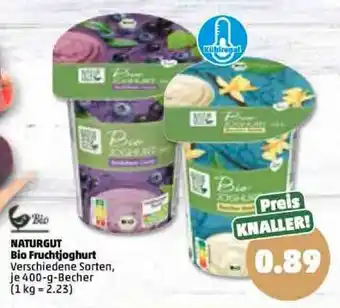 PENNY Naturgut Bio Fruchtjoghurt 400 g Becher Angebot