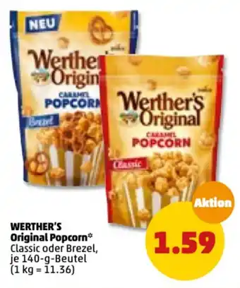 PENNY Werther's Original Popcorn 140 g Beutel Angebot