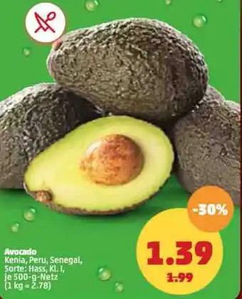 PENNY Avocado 500 g Netz Angebot