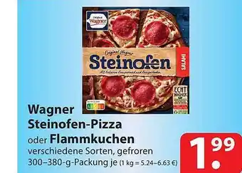 Famila Nord Ost Wagner Steinofen-pizza Oder Flammkuchen Angebot