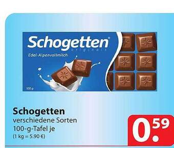 Famila Nord Ost Schogetten Verschiedene Sorten Angebot