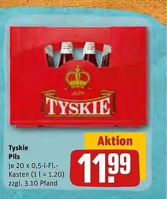 REWE Kaufpark Tyskie Pils Angebot