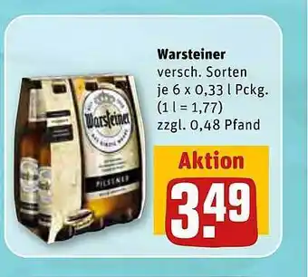 REWE Kaufpark Warsteiner Angebot