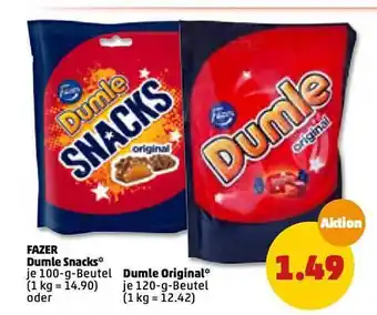 PENNY Fazer Dumle Snacks Oder Dumle Original Angebot