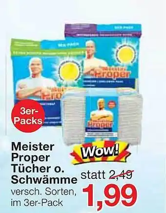 Jawoll Meister Proper Tücher O. Schwämme Angebot