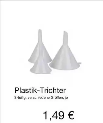 KiK Plastik-trichter Angebot