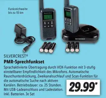 Lidl Silvercrest PMR Sprechfunkset Angebot