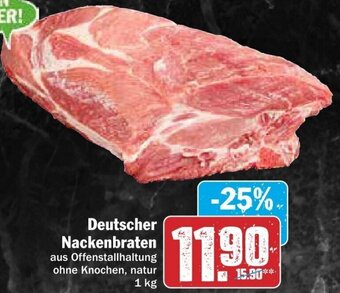 dodenhof Deutscher Nackenbraten 1 kg Angebot