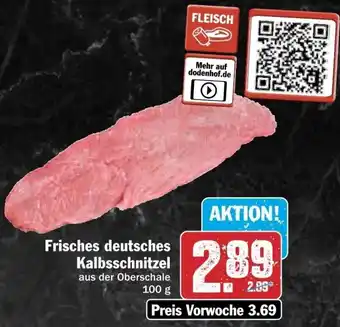 dodenhof Frisches deutsches Kalbsschnitzel 100 g Angebot