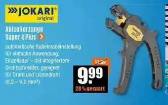 V Baumarkt Jokari Abisolierzange Super 4 Plus Angebot