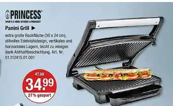 V Markt Princess Panini Grill Angebot