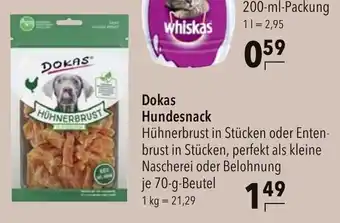 CITTI Markt Dokas Hundesnack 70g Angebot