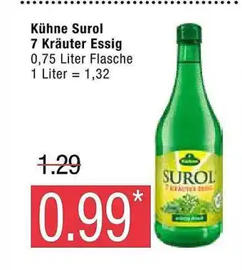 Marktkauf Kühne Surol 7 Kräuter Essig Angebot