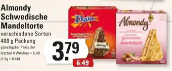 Meyer's Frischemarkt Almondy Schwedische Mandeltorte 400 g Packung Angebot