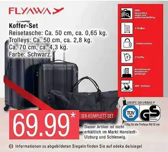 Marktkauf Flyawa Koffer-set Angebot