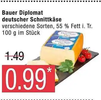 Marktkauf Bauer Diplomat Deutscher Schnittkäse Angebot