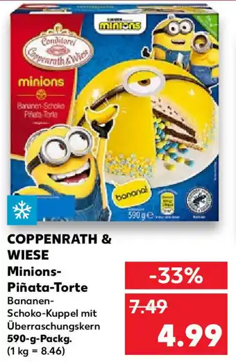 Kaufland Coppenrath & Wiese Minions Piñata Torte 590 g Packg. Angebot