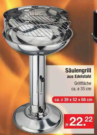 Zimmermann Säulengrill Angebot