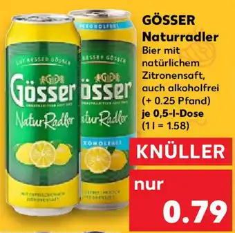 Kaufland Gösser Naturradler 0,5 L Dose Angebot