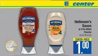 E-Center Hellmann's Sauce Angebot