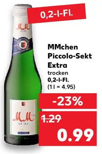 Kaufland MMchen Piccolo Sekt Extra 0,2 L-Fl. Angebot