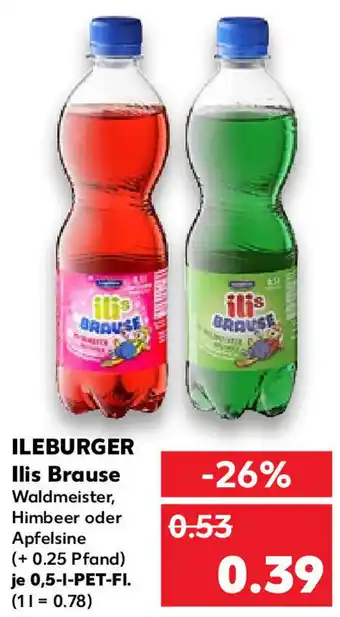 Kaufland Ileburger Ilis Brause 0,5 L PET-Fl. Angebot