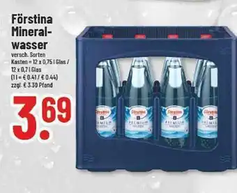 trinkgut Förstina Mineralwasser Angebot