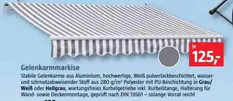 Bauhaus Gelenkarmmarkise Angebot