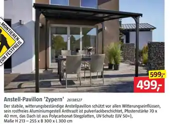 Bauhaus Anstell Pavillon 'Zypern' Angebot