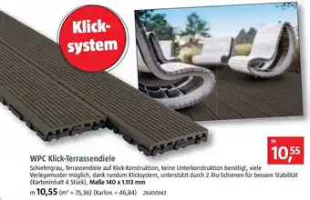 Bauhaus WPC Klick Terrassendiele Angebot