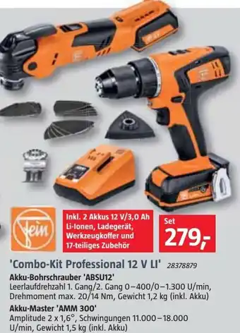 Bauhaus Combo Kit Professional 12 V Li Angebot