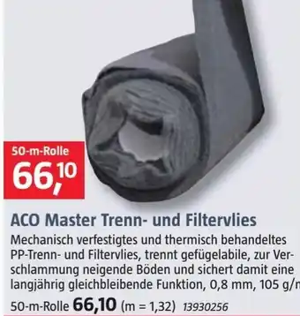Bauhaus ACO Master Trenn und Filtervlies Angebot
