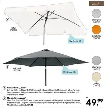 Hellweg Marktschirm „udine Oder Lucca“ Angebot