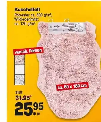 Repo Markt Kuschelfell Angebot