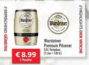 Getränkehaus Warsteiner Premium Pilsener Angebot